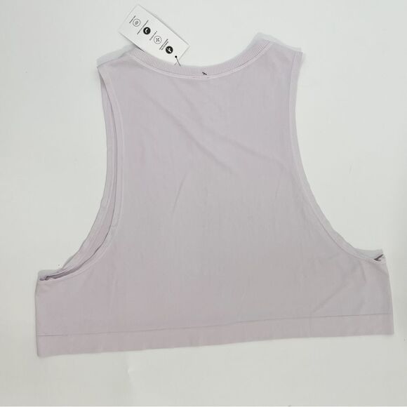 avocado Go To cropped seamless muscle tank in lavender - Picture 3 of 5